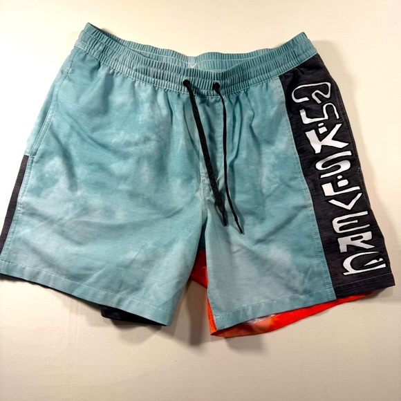 Quiksilver Men's Blue Swim Shorts - Picture 1 of 8